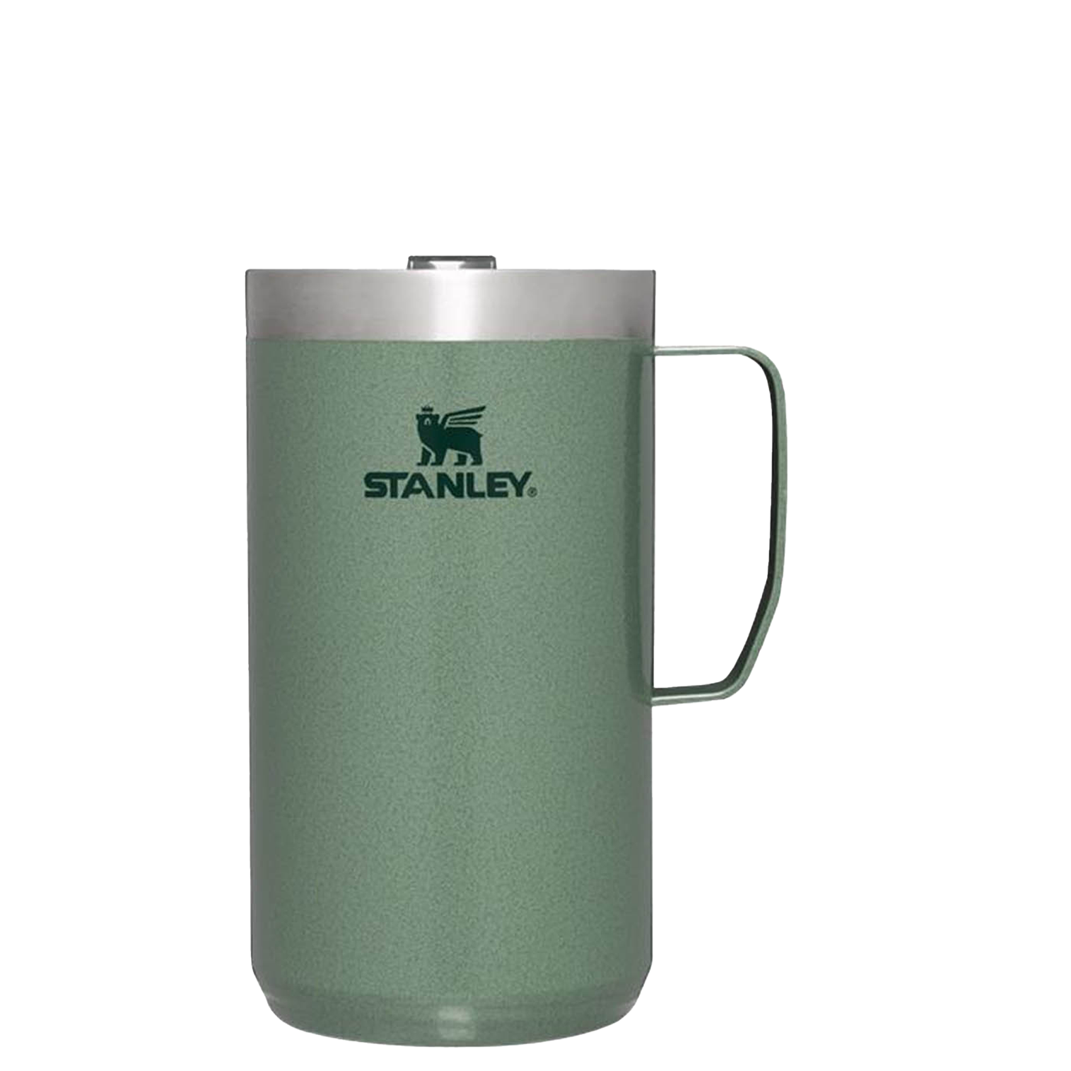 The Stanley Stay-Hot Camp Mug 24 OZ In Hammertone Green