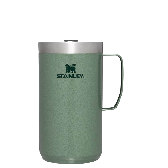 The Stanley Stay-Hot Camp Mug 24 OZ In Hammertone Green
