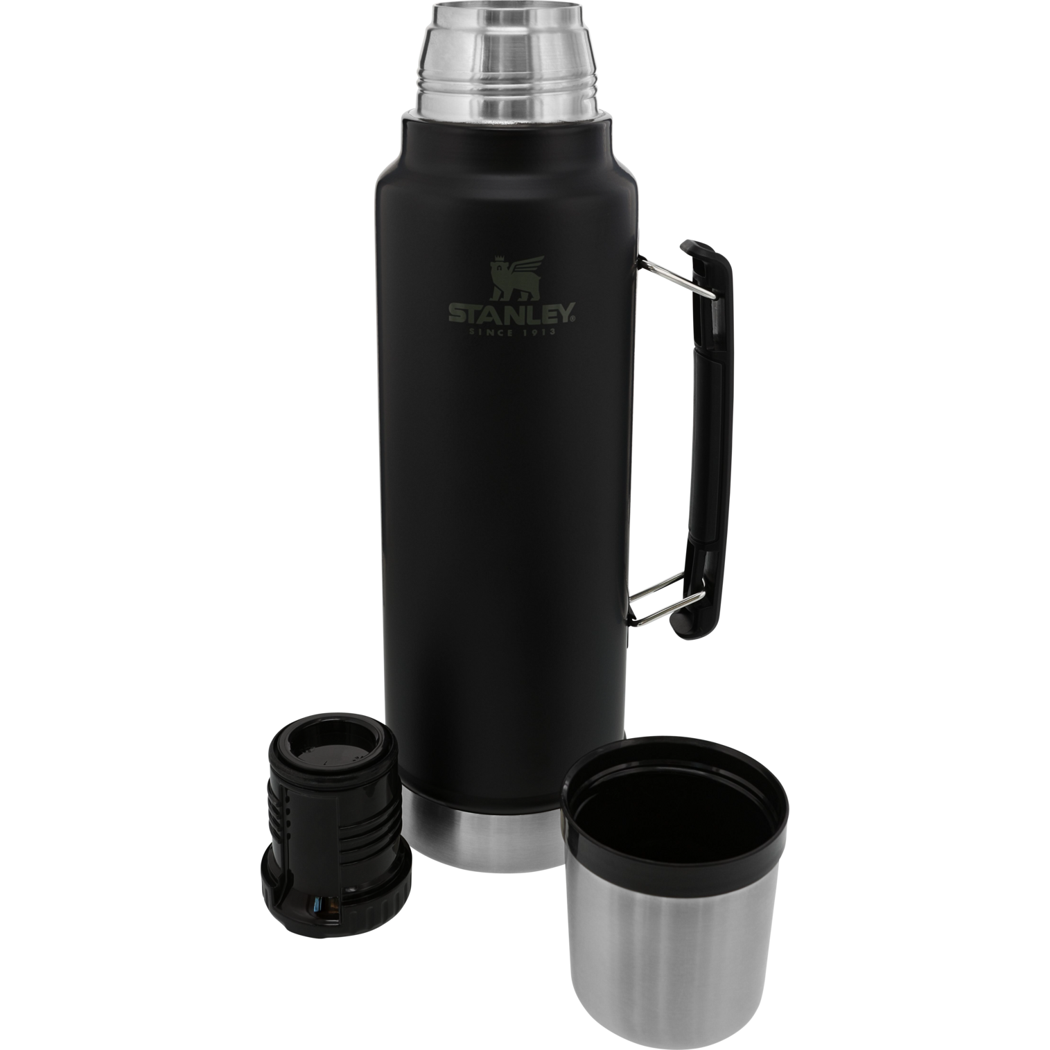 Stanley 1.1 QT The Legendary Classic Vacuum Bottle Black Special Edition 1l  for sale online