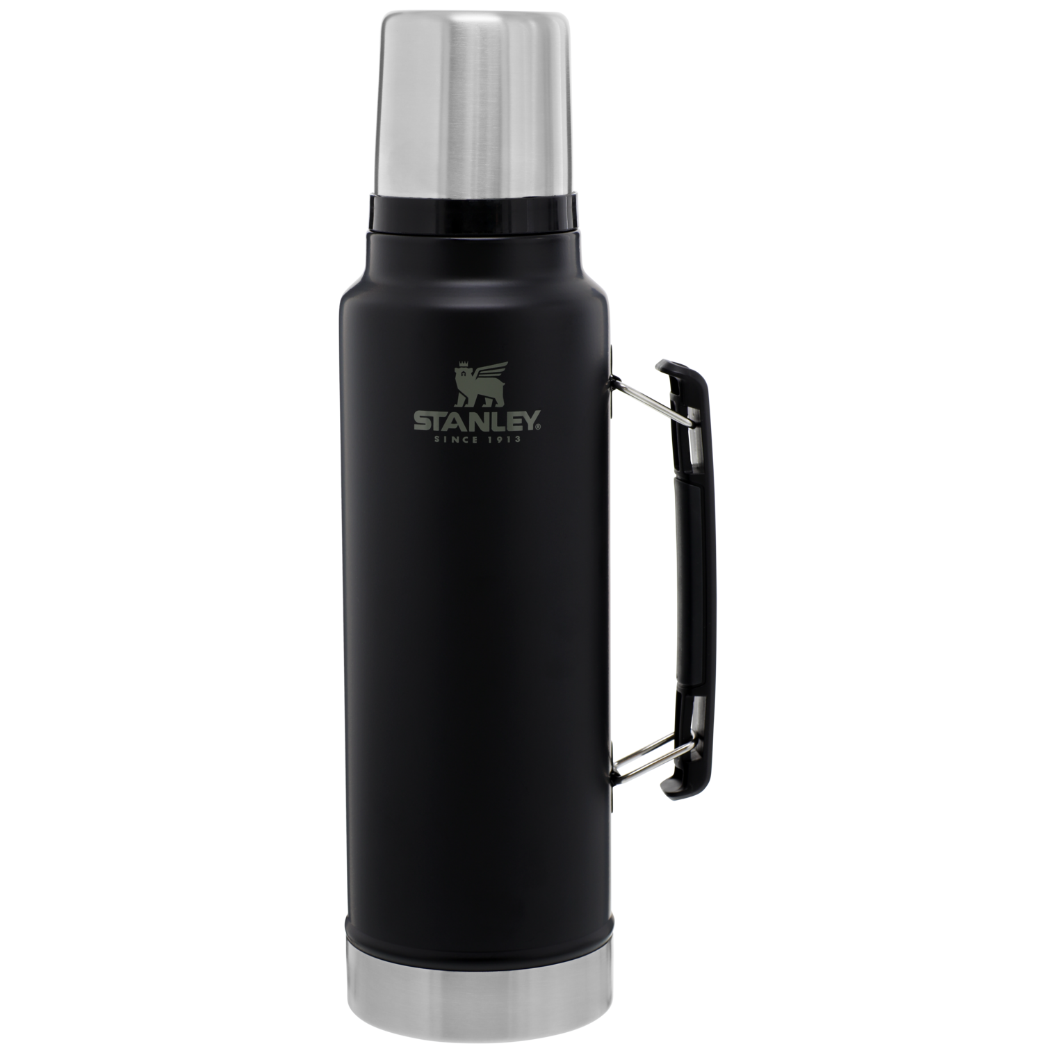 Classic 1 Liter Thermos Orange - Black & Blue Shop