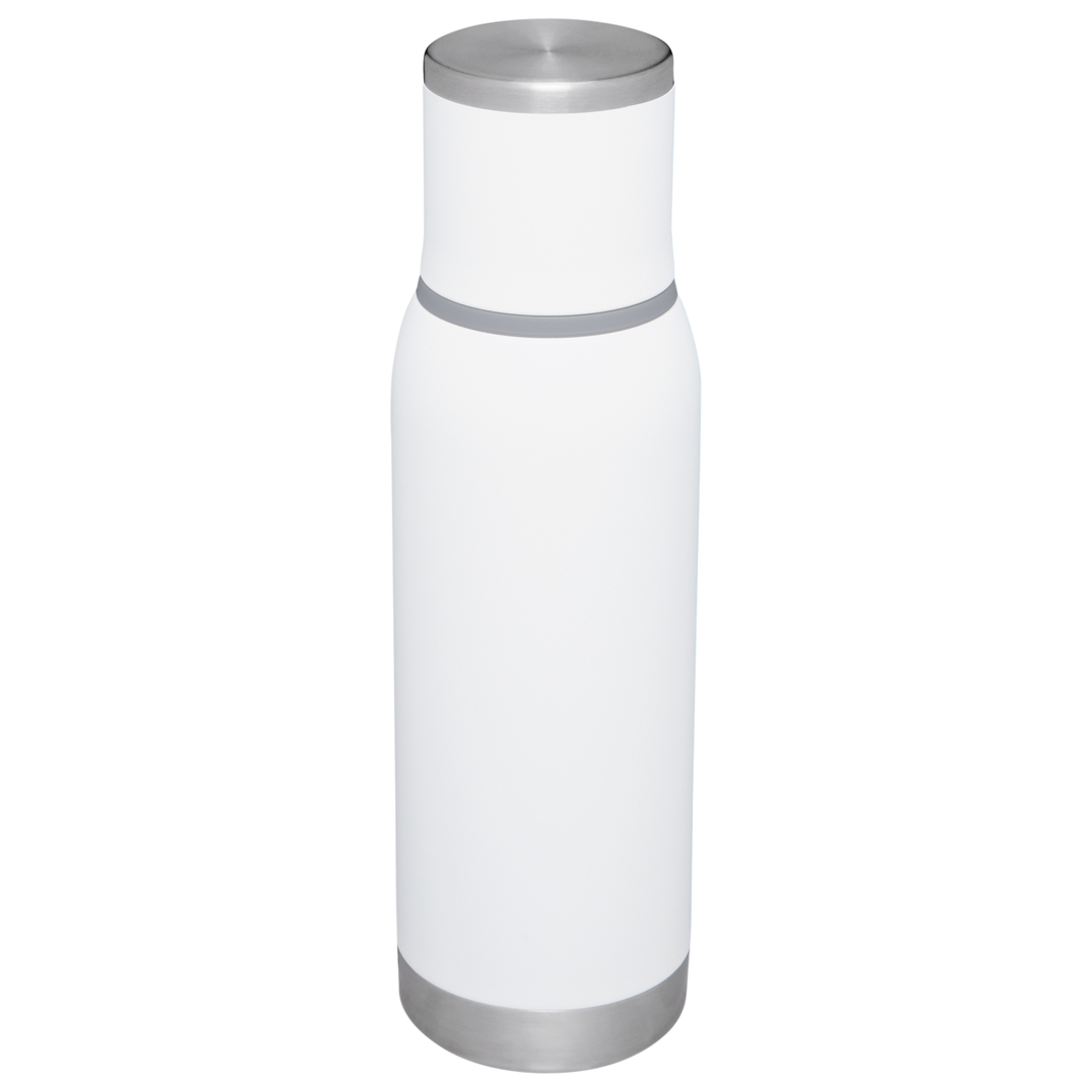 Google White with Logo h2go Water Bottle