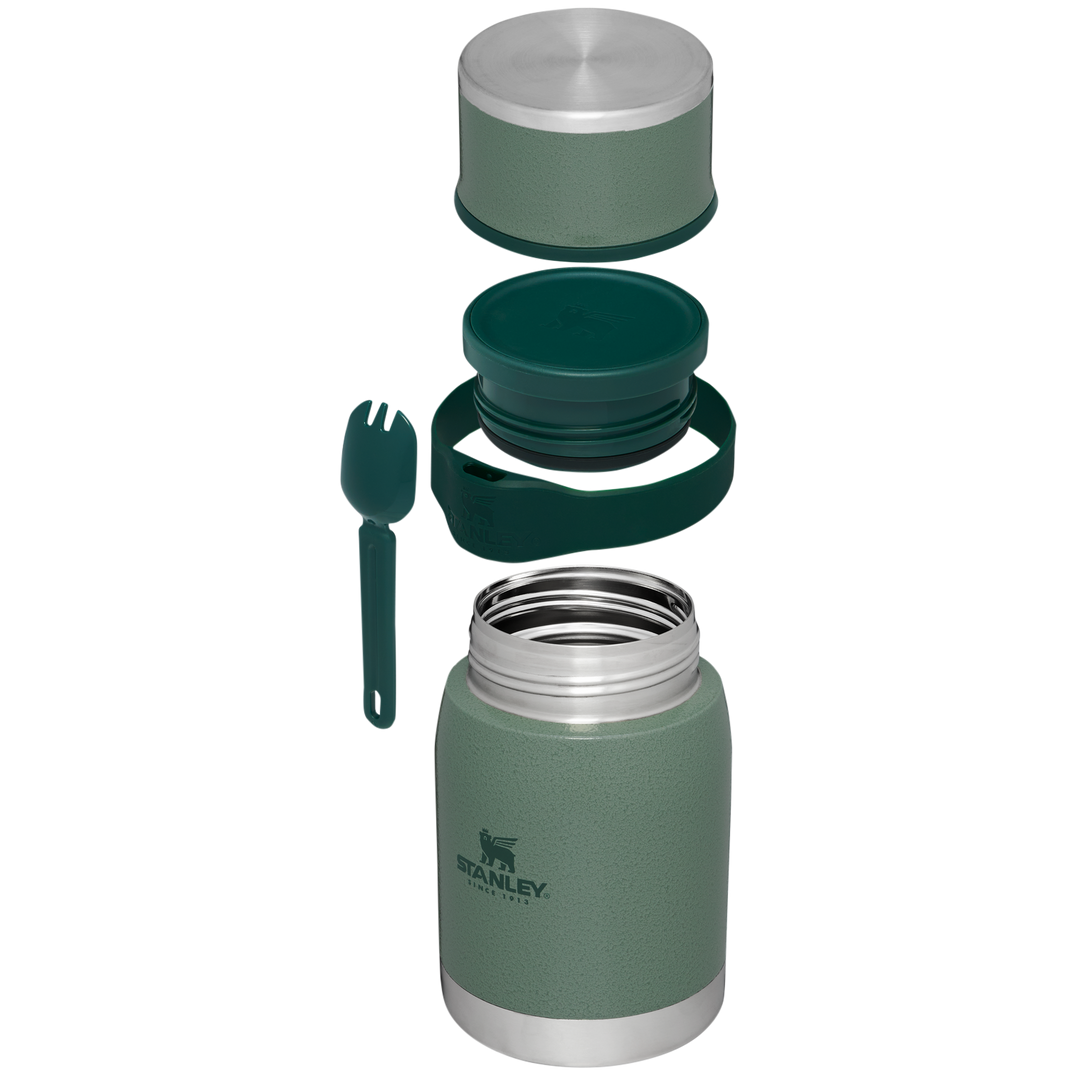 Stanley Classic Vacuum Food Jar 24oz Hammertone Green - Brand New
