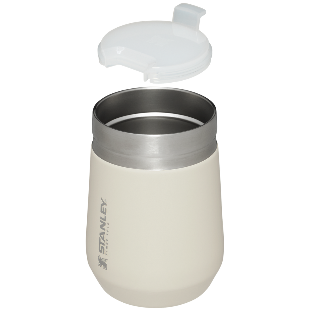 Wine Tumbler With Pressure Fit Lid - Double-Wall, Vacuum-Insulated