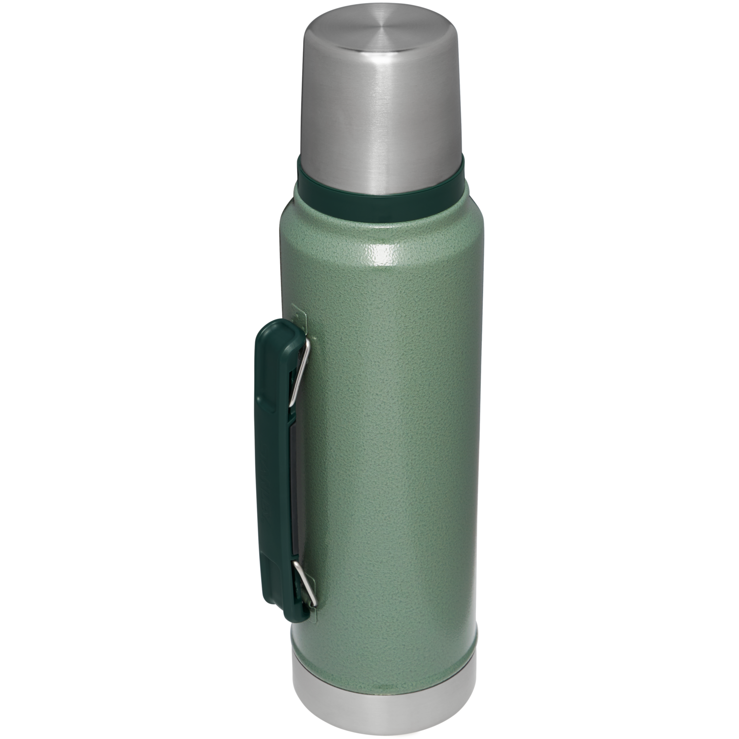 Stanley Classic Vacuum Thermos Bottle Coffee Green Hammertone 1.1 Qt  Stainless