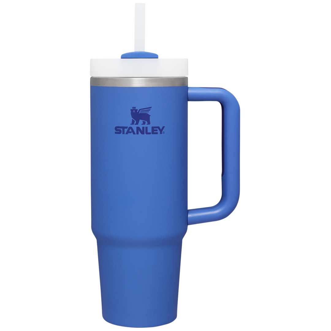 Watercolor Blue Skin For Stanley The Quencher H2.0 FlowState 30 Oz Tumbler  — MightySkins