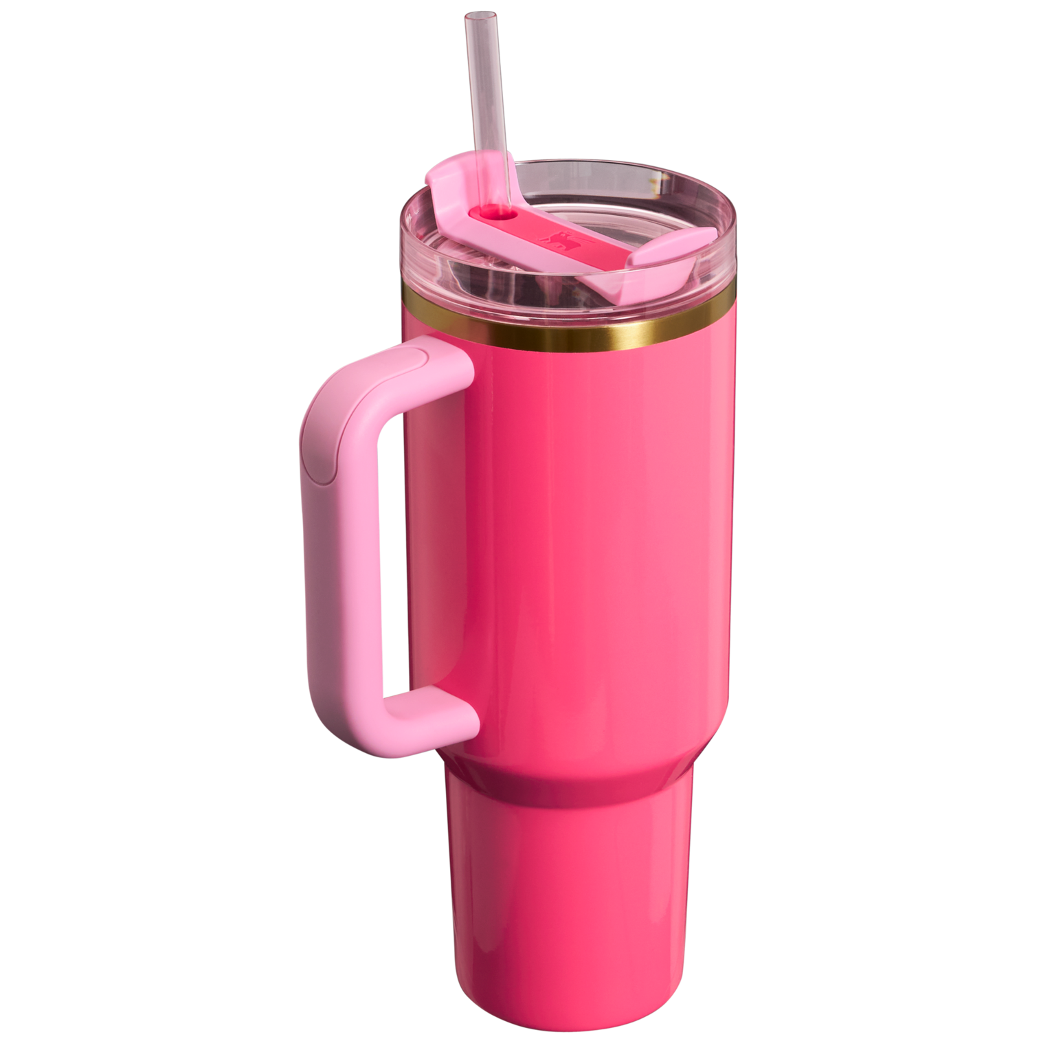 Stanley 40oz Flamingo Pink Tumbler Stainless Steel H2.0 FlowState Quencher