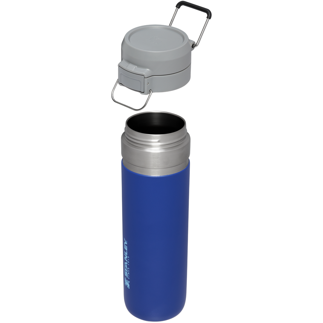 Stanley 10-09149-104 Insulated Water Bottle The Quick Flip Go 24 oz  Double-wall Lapis BPA Free Lapis