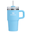 The Stanley Quencher H2.O FlowState Tumbler with Handle 20 OZ Cup in Powder Blue Crush