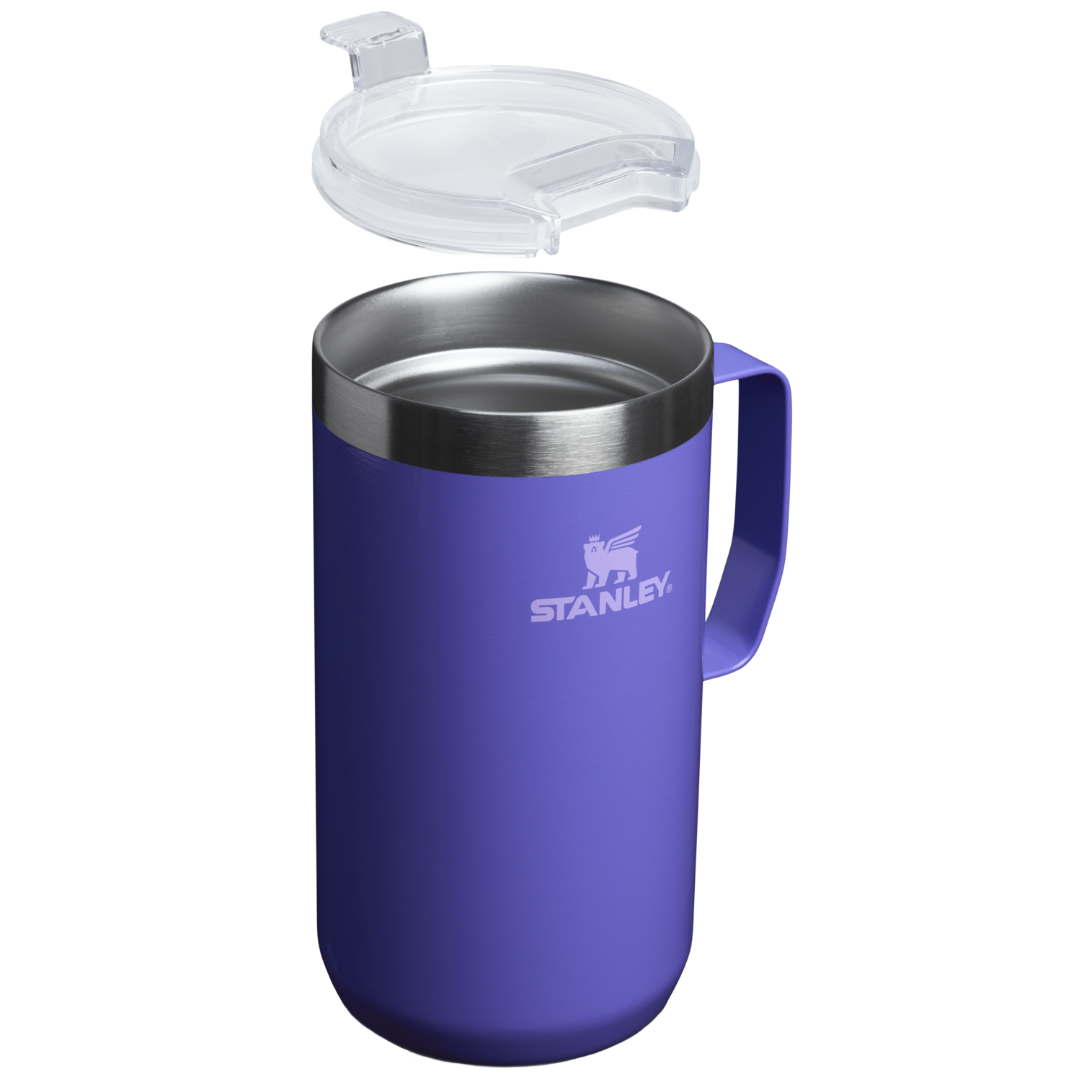 The Insulated Stanley Stay-Hot Camp Mug 24OZ in Dahlia Shimmer Purple