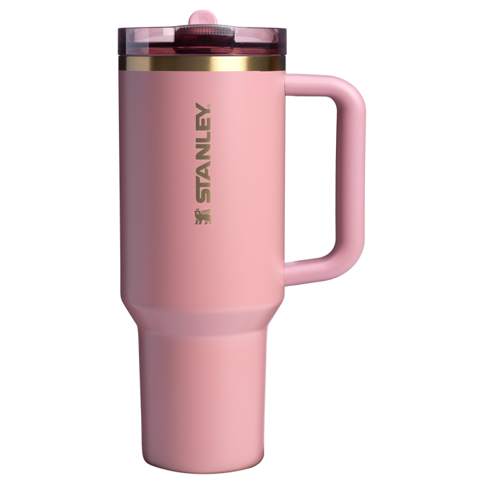 The Stanley Quencher ProTour Flip Straw Insluated Tumbler 40 Oz in Antique Pink