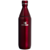 Stanley All Day Slim Water Bottle 20 OZ In Garnet Red Shine Gloss