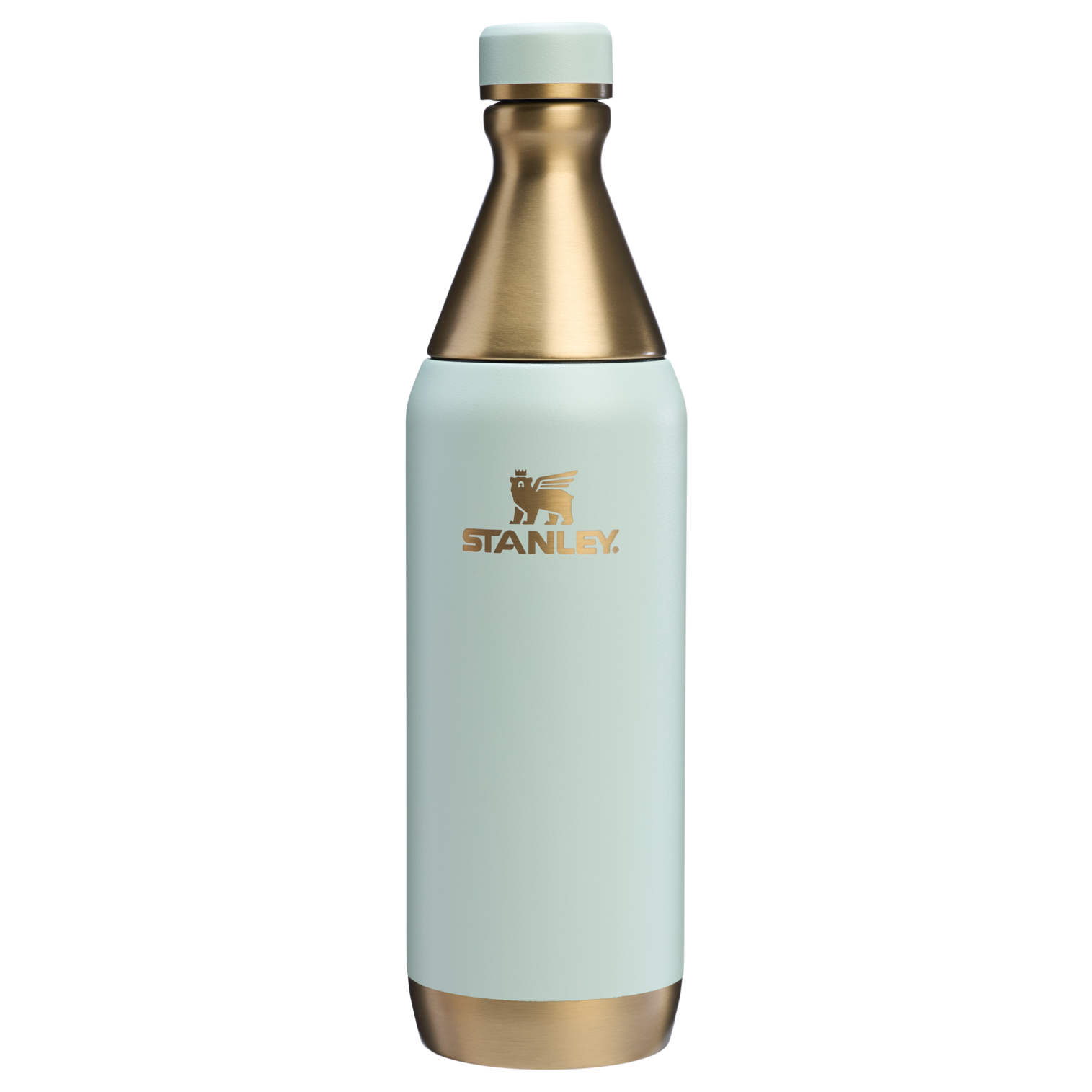 Stanley All Day Slim Bottle 20 OZ In Gilded Celadon