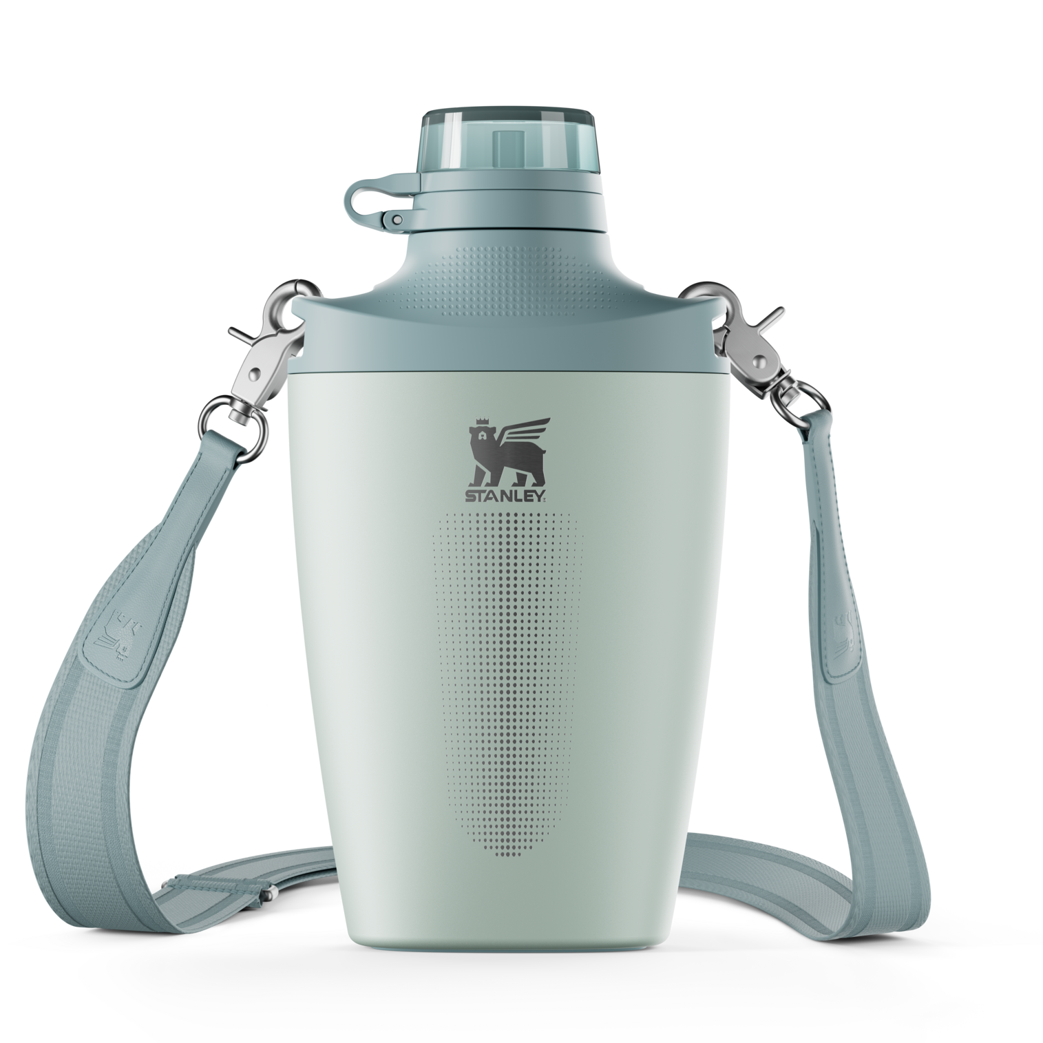 Stanley Crossbody Water Bottle in Seafoam Green