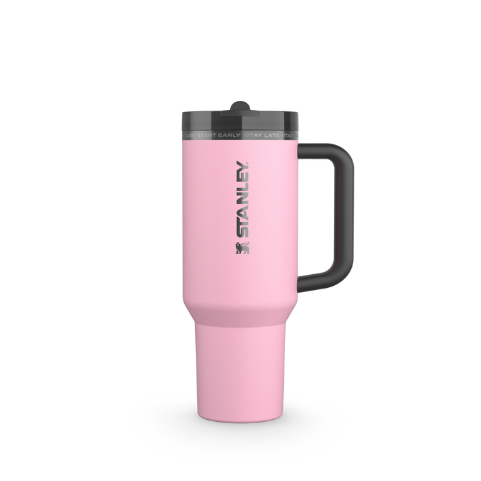 The Messi x Stanley Quencher ProTour Flip Straw Tumbler 40 OZ Cup In Messi GOAT Pink