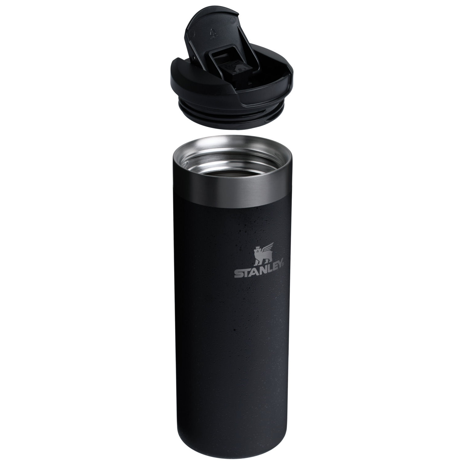 The AeroLight Transit Water Bottle 16OZ in Black Moon