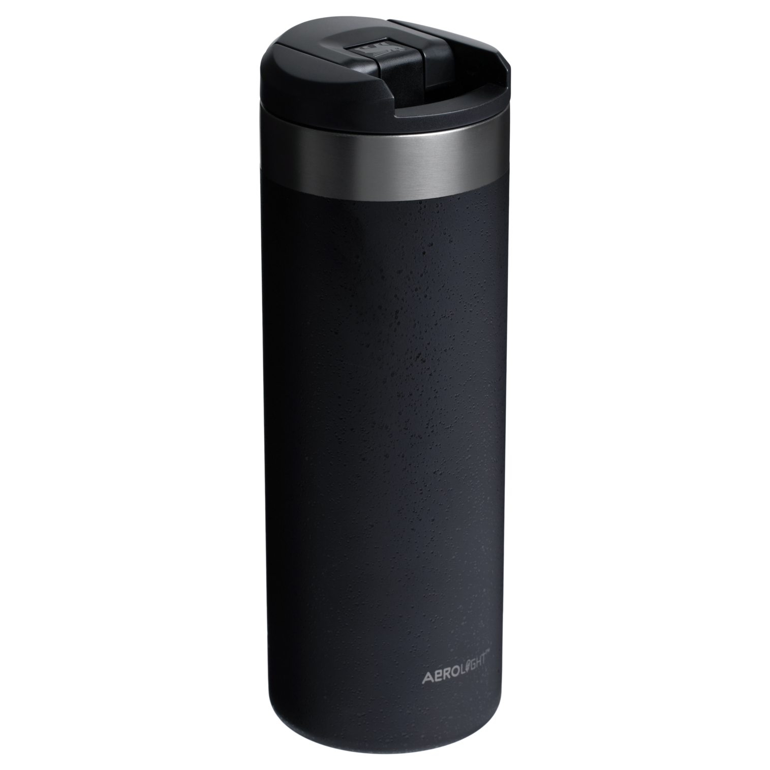 The AeroLight Transit Water Bottle 16 OZ in Black Moon