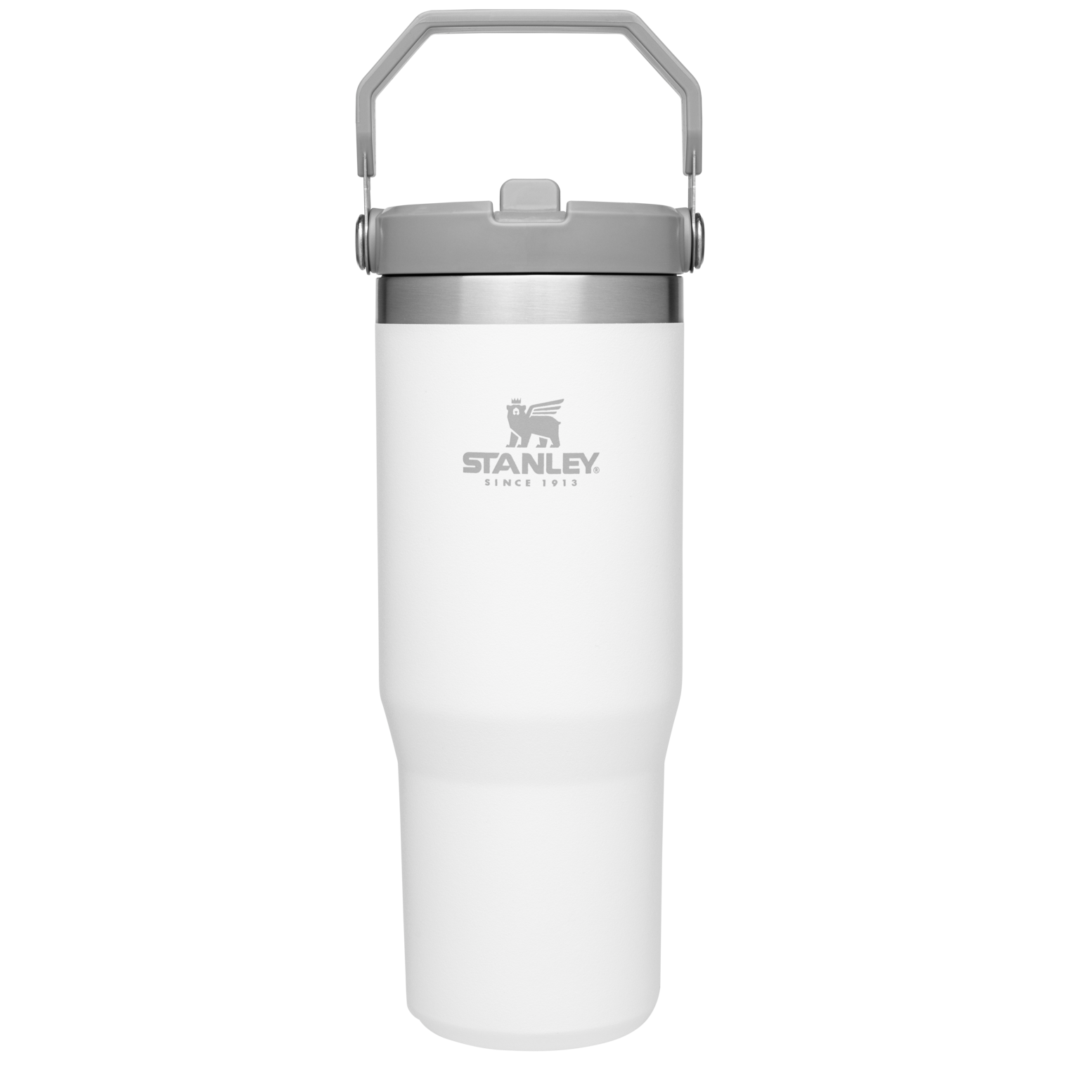 The Classic IceFlow Flip Straw Tumbler In Polar White