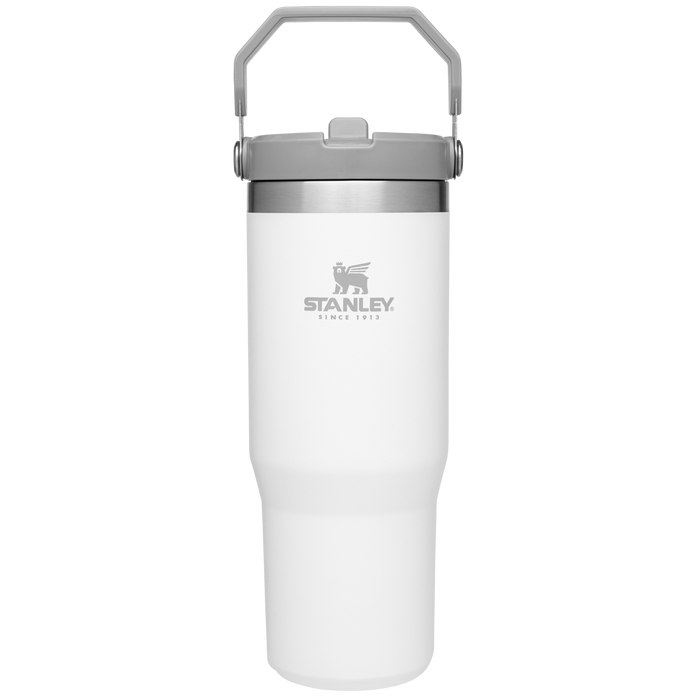 The Classic IceFlow Flip Straw Tumbler In Polar White