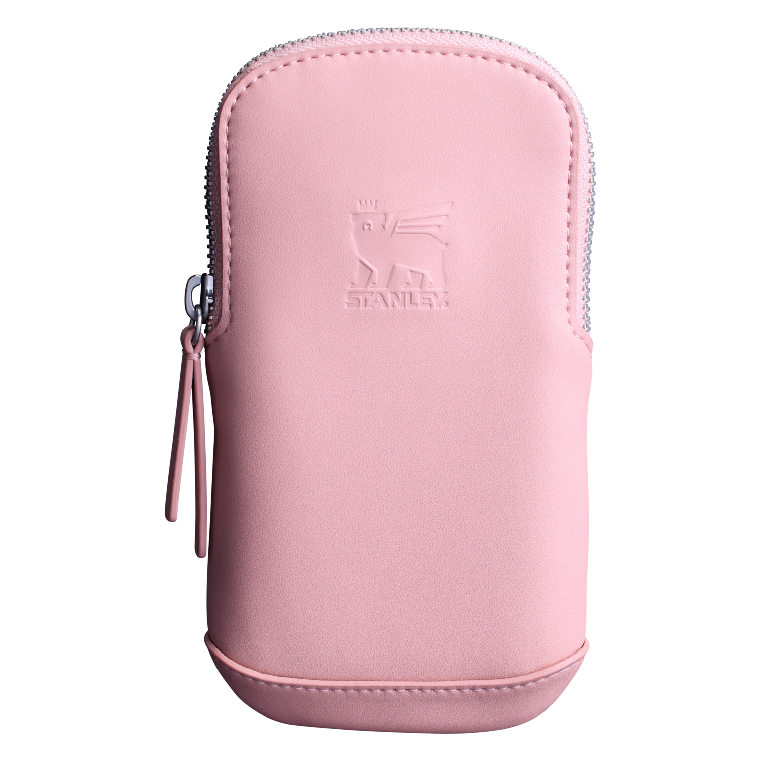 The Stanley Cross Bottle Midi Phone Keys Wallet Case In Rose Quartz Pink