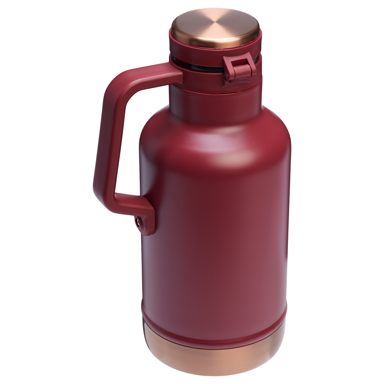 The Stanley Easy-Pour Insulated Growler 64 OZ in Gilded Pomegranate Red