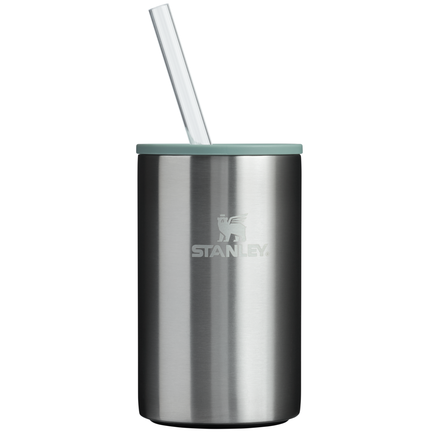 The Everyday Slim Can Cooler In 10OZ In Stainless Steel Shale