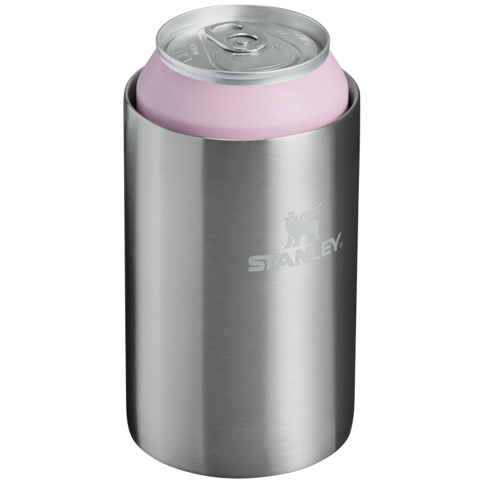 The Everyday Slim Can Cooler In 10OZ In Stainless Steel Shale