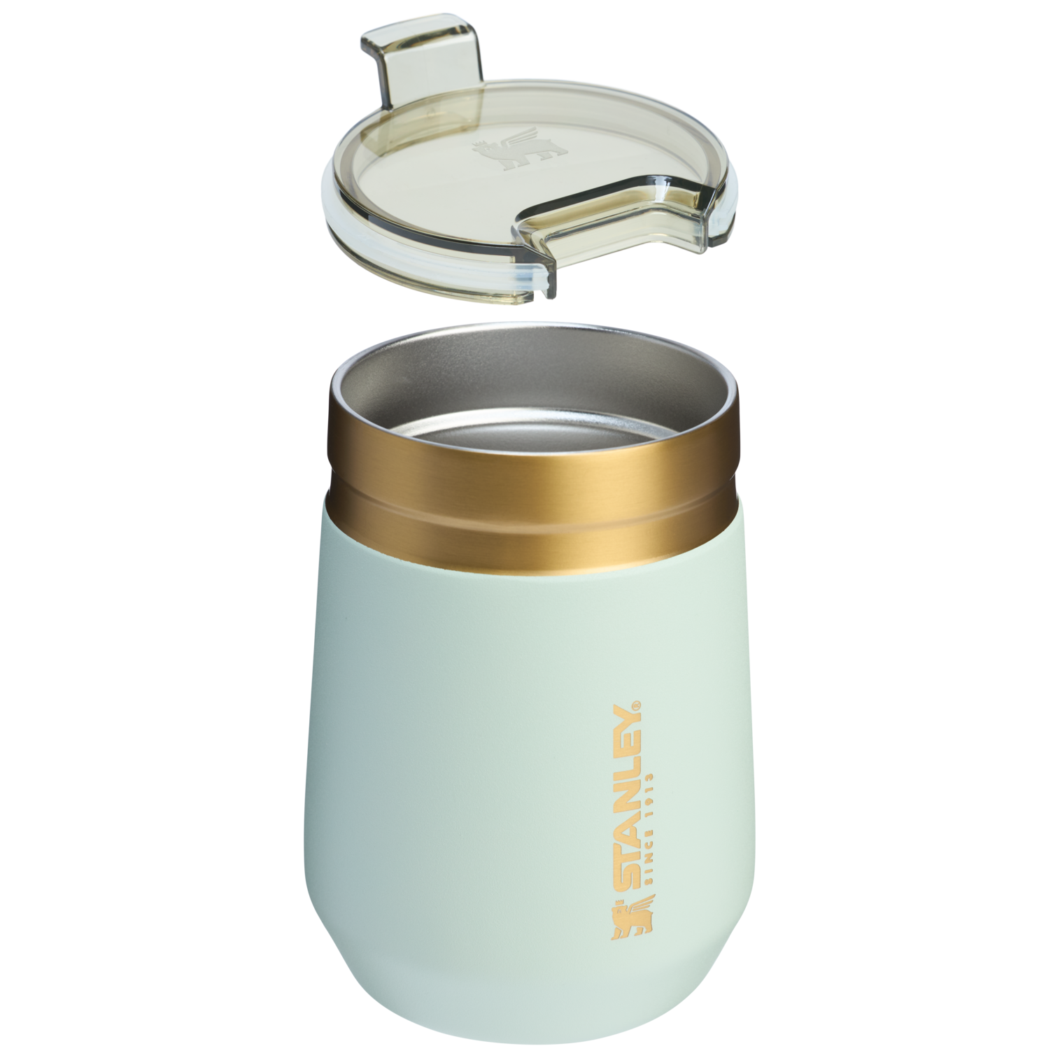 The Stanley Everyday GO Tumbler 10OZ in Gilded Celadon Blue