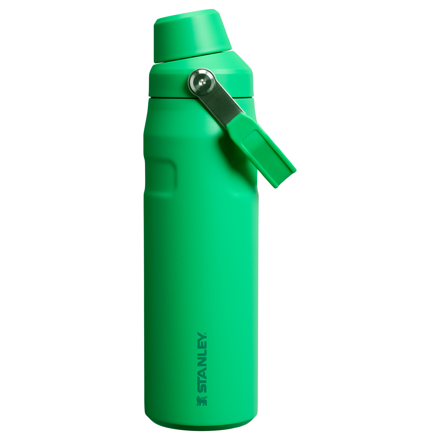 Stanley IceFlow Water Bottle with Fast Flow Lid 24 OZ In Meadow Green