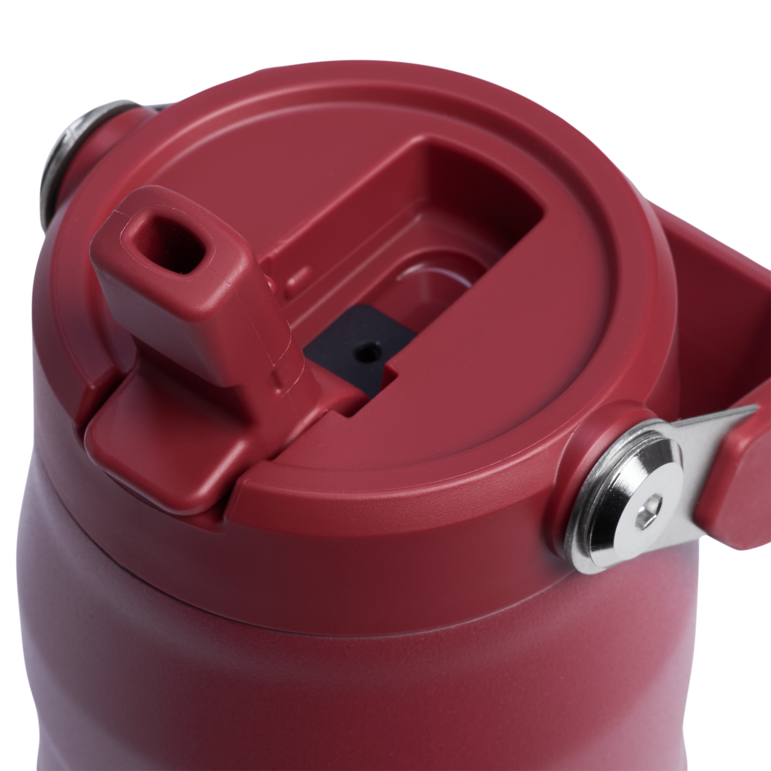 The Stanley IceFlow Aerolight Bottle With Flip Straw 24OZ In Gilded Pomegranate Red