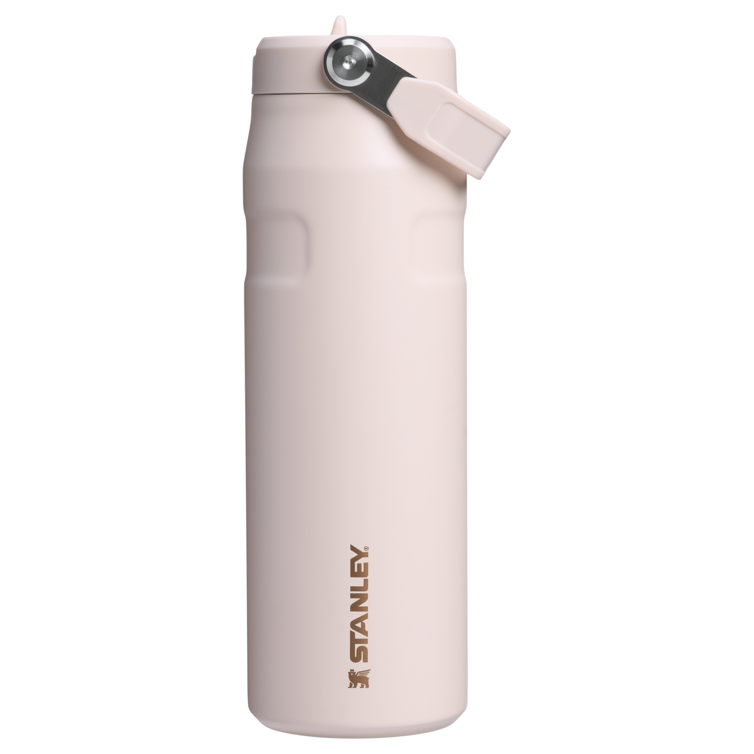 The Stanley IceFlow Aerolight Bottle With Flip Straw 24OZ In Gilded Sugar Pink