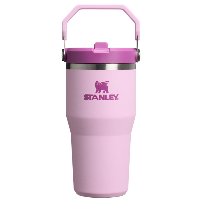 Stanley 20 OZ IceFlow Flip Straw Insulated Tumbler In Cherry Blossom Pink