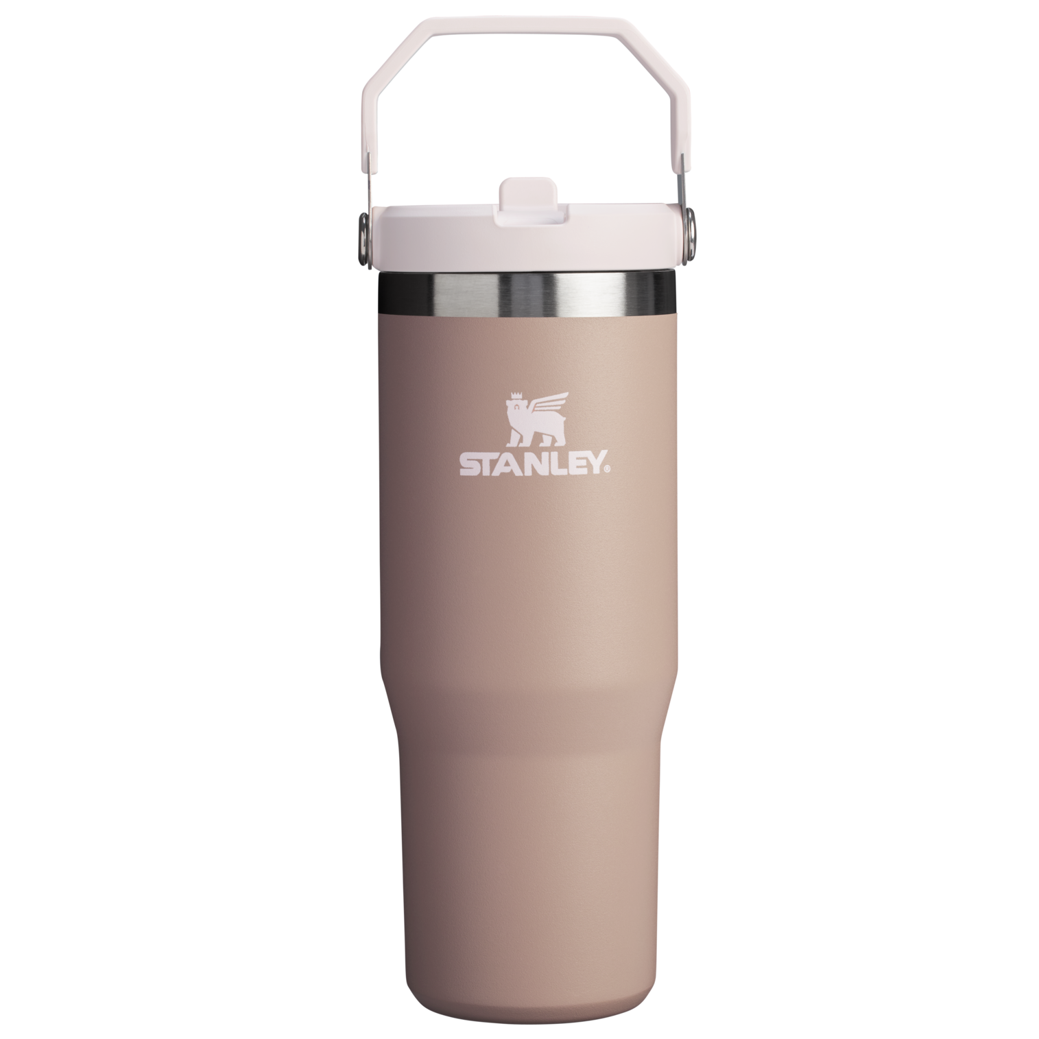 Stanley The IceFlow Flip Straw Tumbler 30OZ in Almond Rose