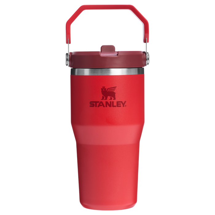 Stanley 20 OZ IceFlow Flip Straw Insulated Tumbler In Chili Red