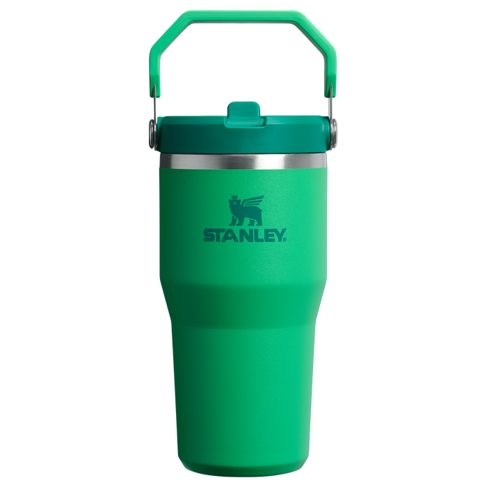 Stanley 20 OZ IceFlow Flip Straw Insulated Tumbler In Meadow Green