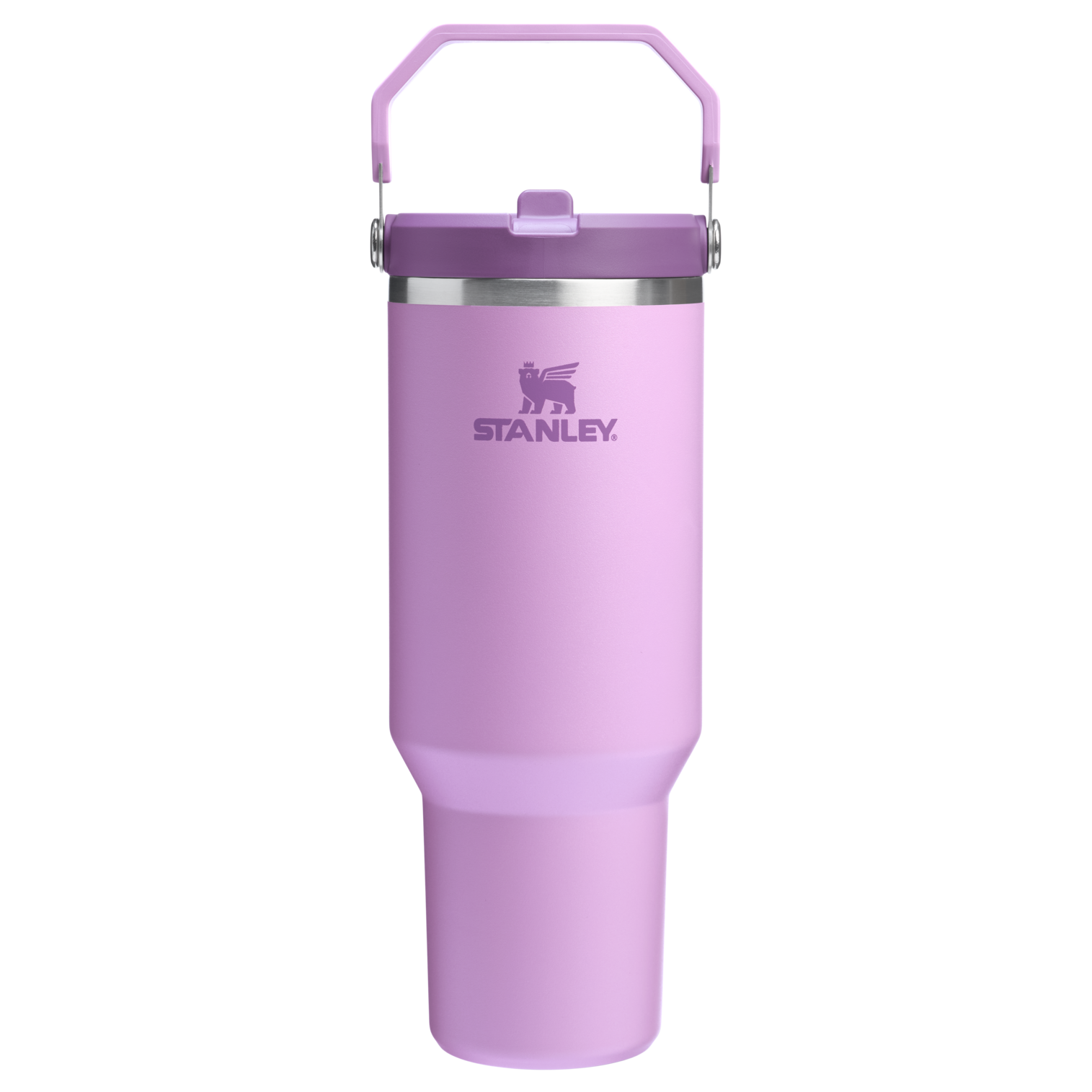 Stanley 40 OZ Ice Flow Flip Straw Insulated Tumbler In Lilac Purple