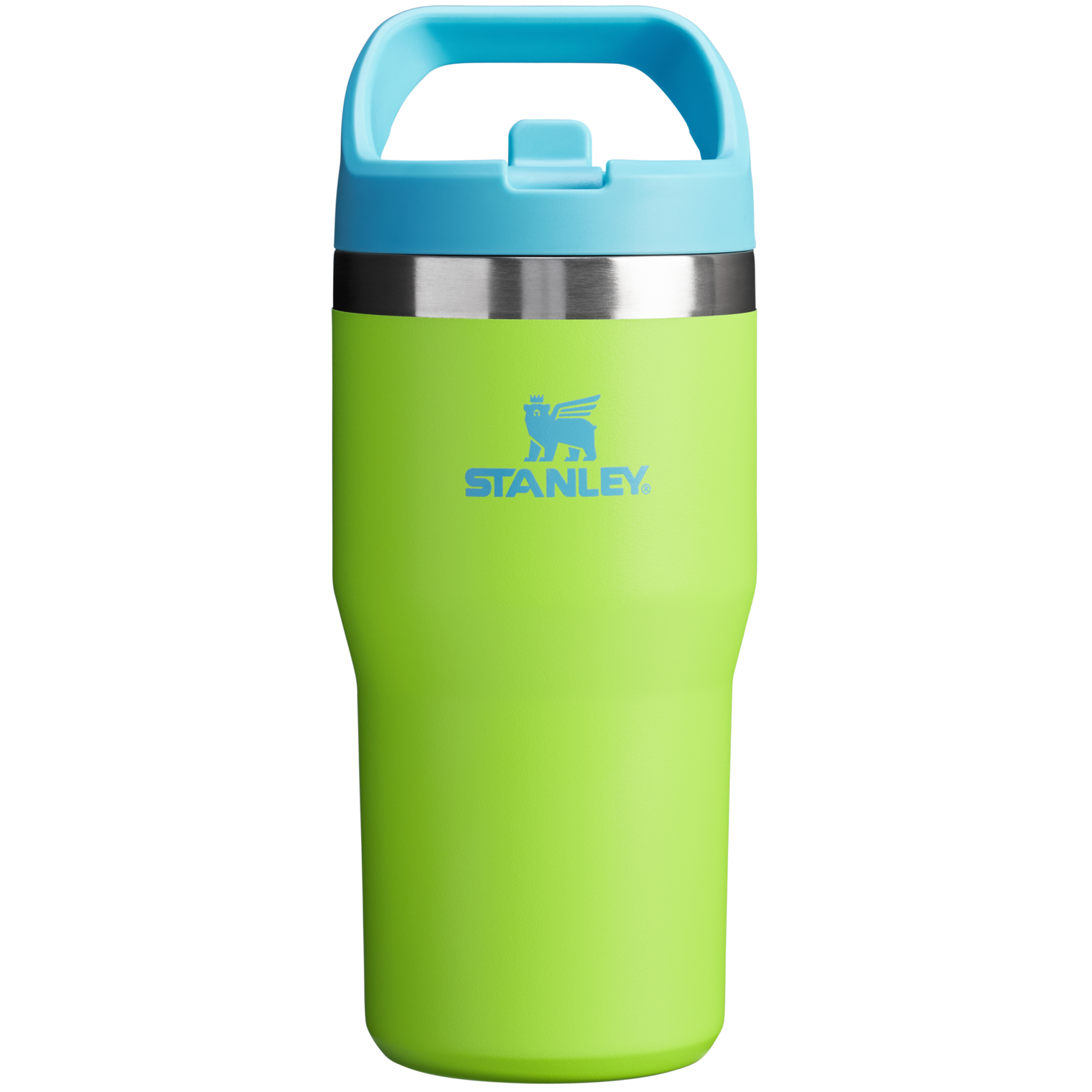 Stanley 20 OZ IceFlow Tumbler With Flip Straw In Bright Lime Green