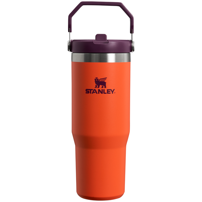 The Stanley IceFlow Flip Straw Tumbler 30 OZ in Tigerlily Plum