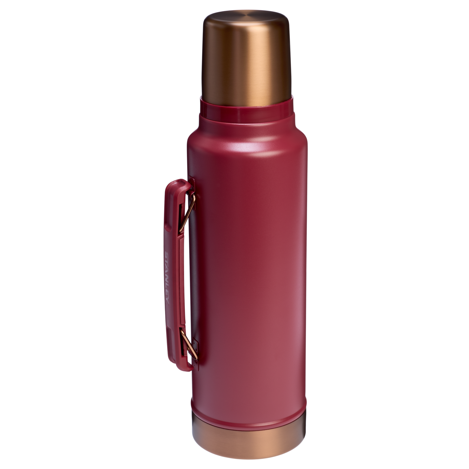 The Stanley Legendary Classic Vacuum Bottle 1.5QT in Gilded Pomegranate Red