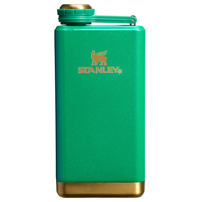 Stanley St Patrick's Day 8 OZ Pre Party Hip Flask In Shamrock Green