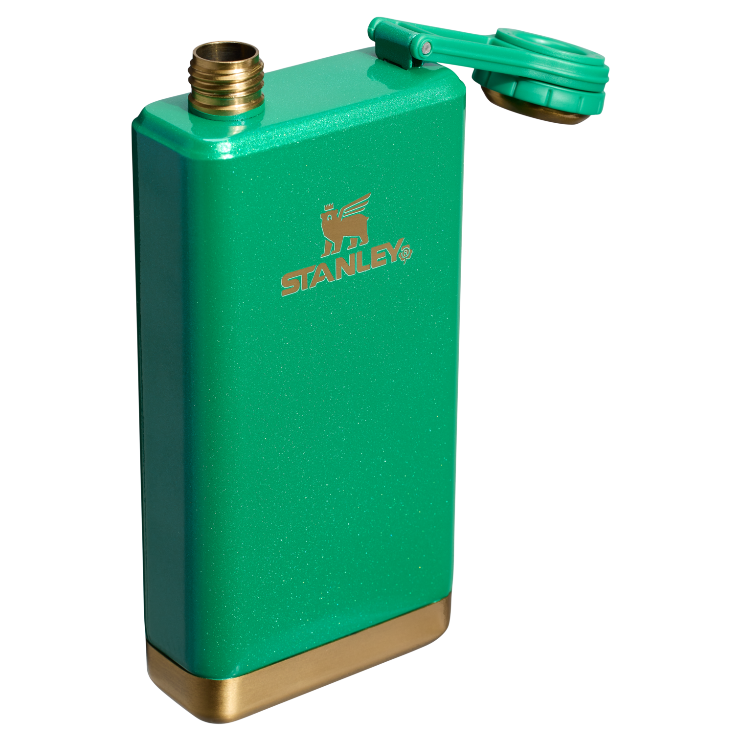 Stanley St Patrick's Day 8 OZ Pre Party Hip Flask In Shamrock Green