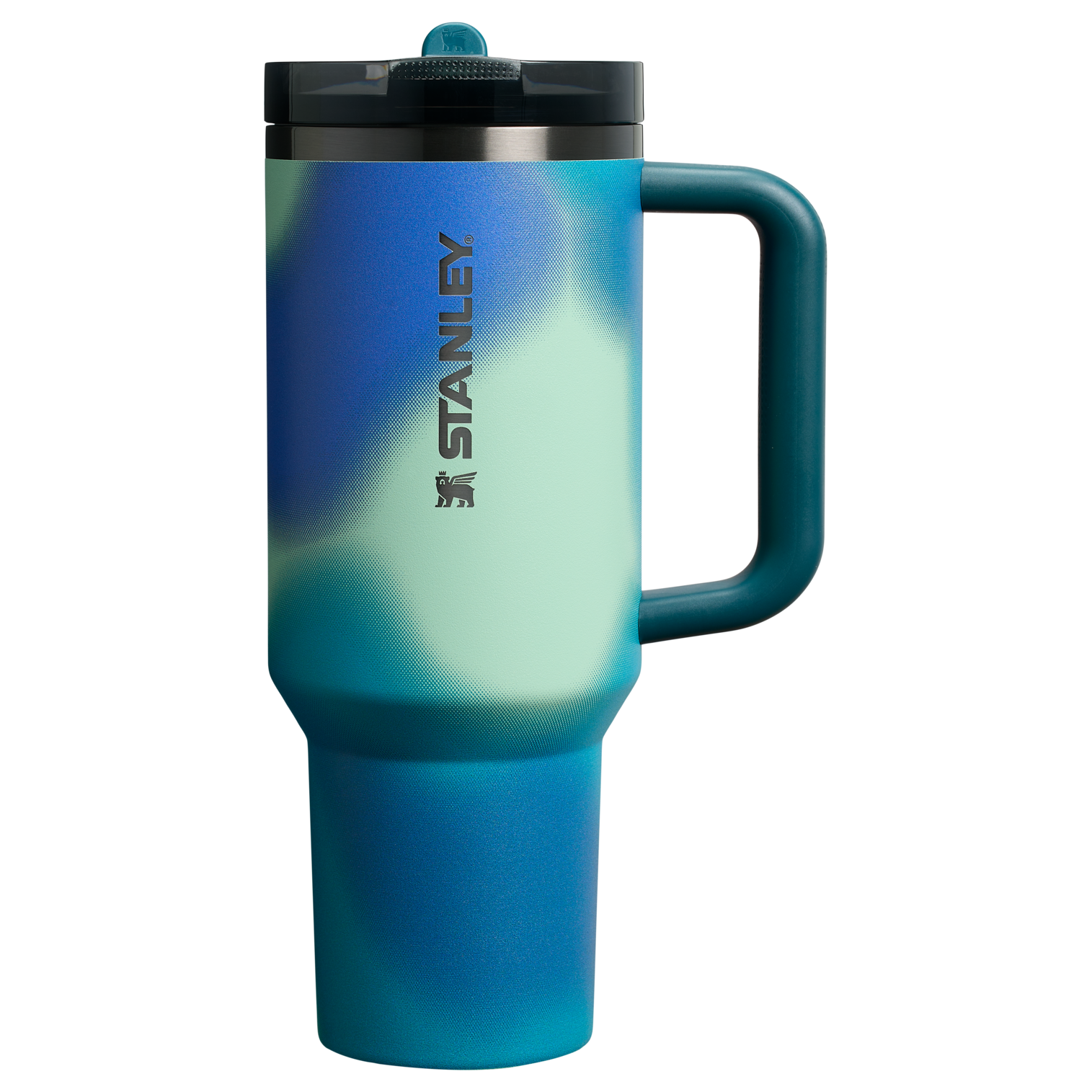 Stanley Quencher FlipStraw Pro Tour Tumbler 30OZ Cup In Coastal Teal Motion