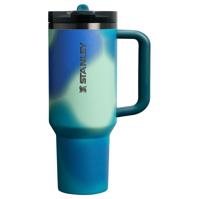 Stanley Quencher FlipStraw Pro Tour Tumbler 30OZ Cup In Coastal Teal Motion