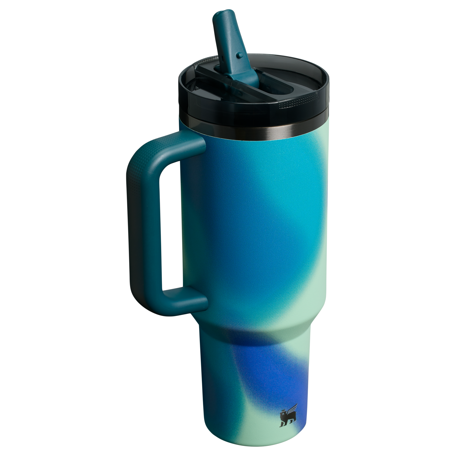 Stanley Quencher FlipStraw Pro Tour Tumbler 40OZ Cup In Coastal Teal Motion