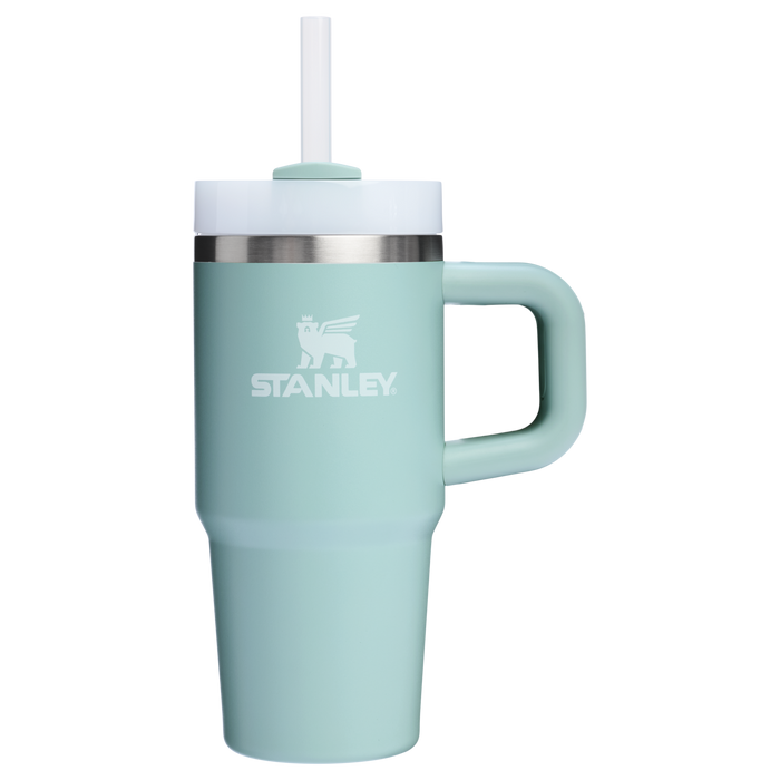 Stanley Quencher H2.O FlowState Tumbler Cup 14OZ In Seafoam Blue