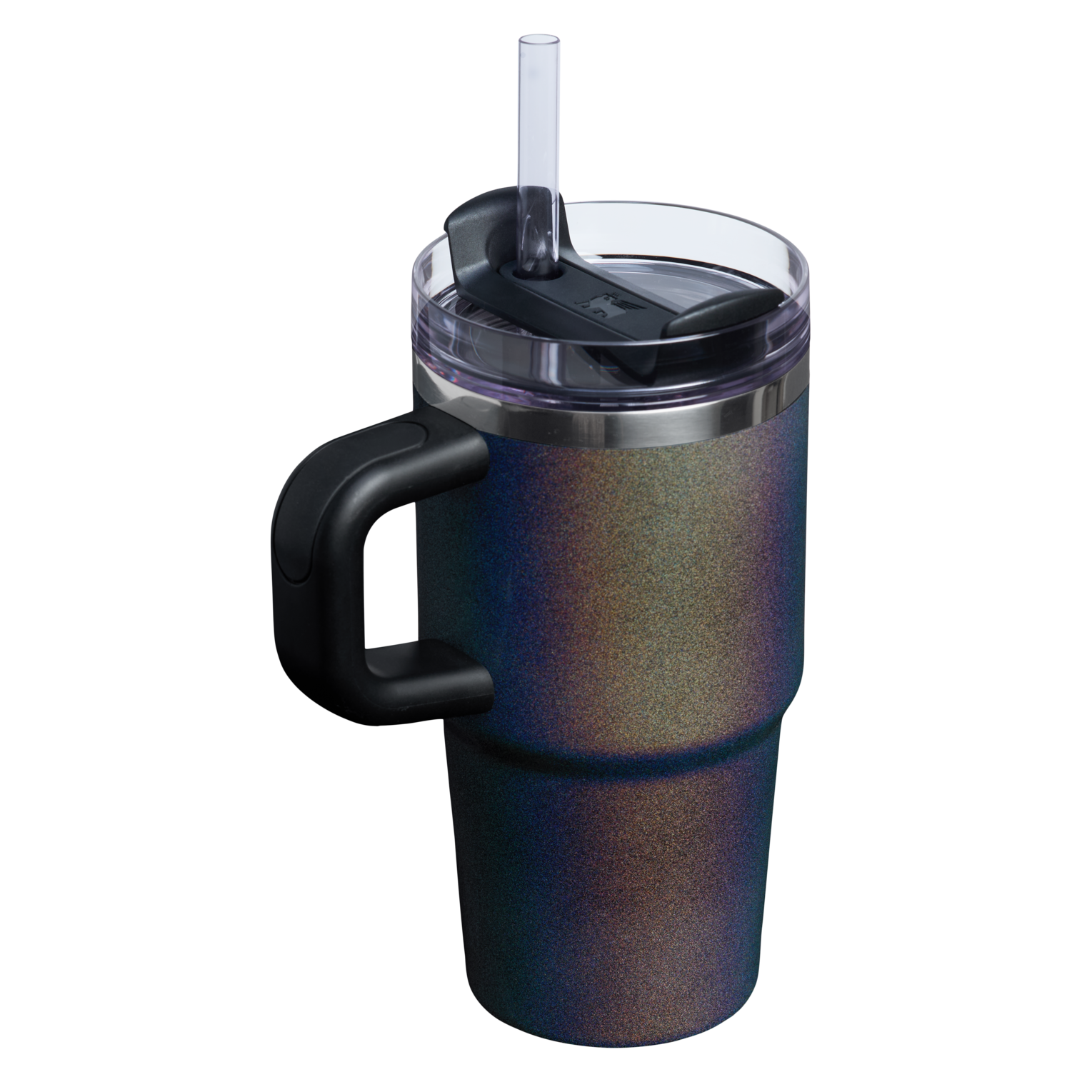 The Stanley Quencher H2.O FlowState Tumbler 20 Oz Cup In  Midnight Glitz