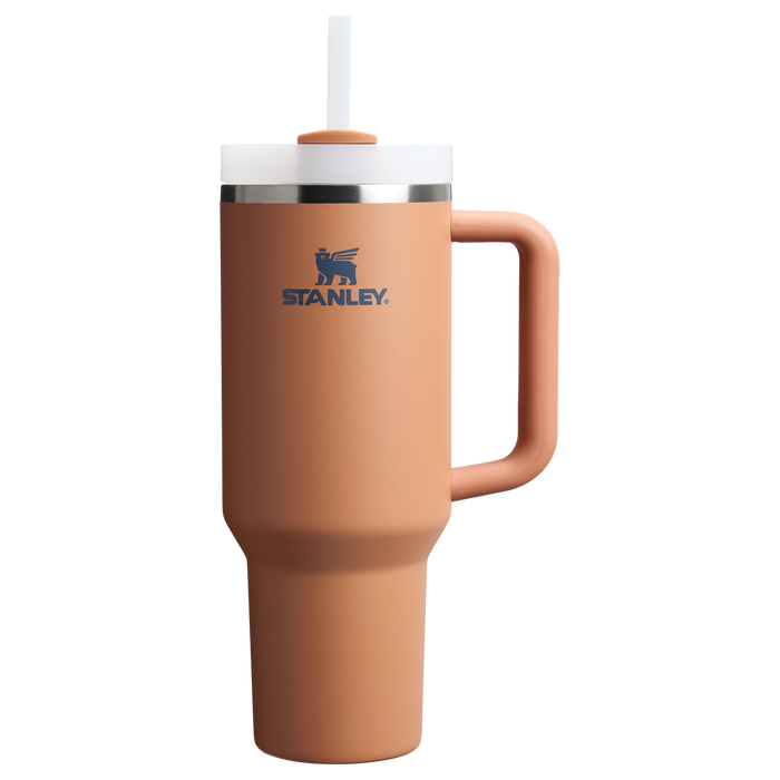 Stanley Quencher H2.O FlowState Tumbler Cup 40 OZ In Toast Tan