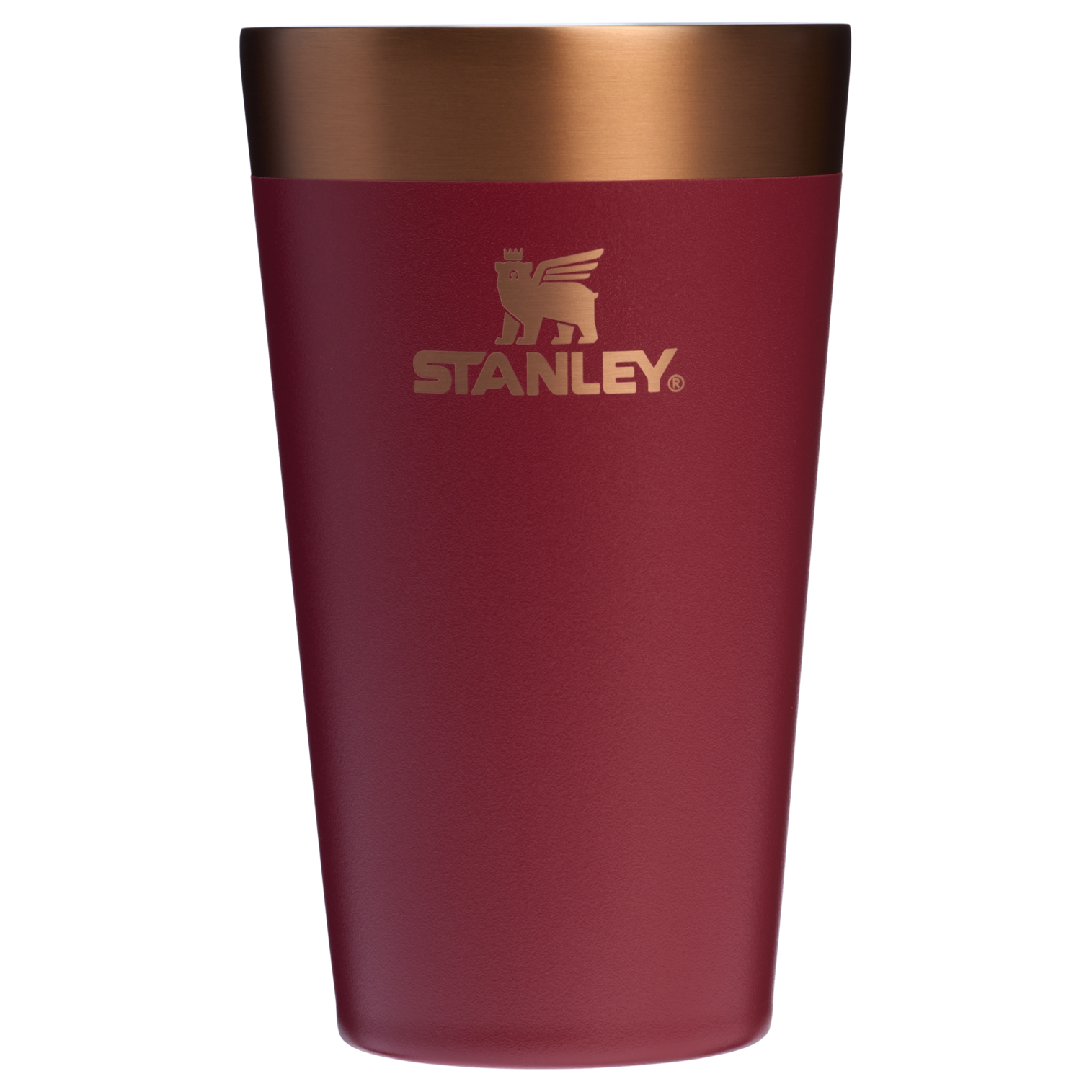 The Stanley Stay-Chill Stacking Pint 16OZ In Gilded Pomegranate Red