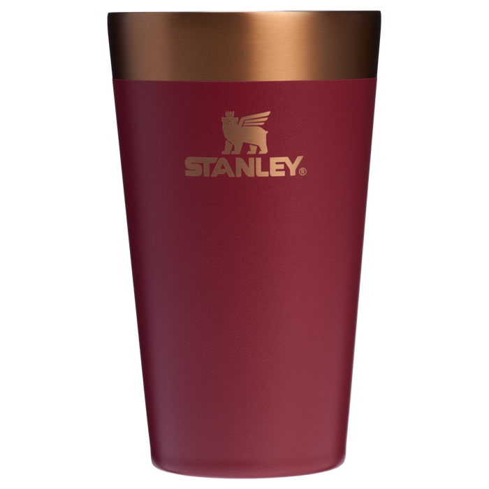 The Stanley Stay-Chill Stacking Pint 16OZ In Gilded Pomegranate Red