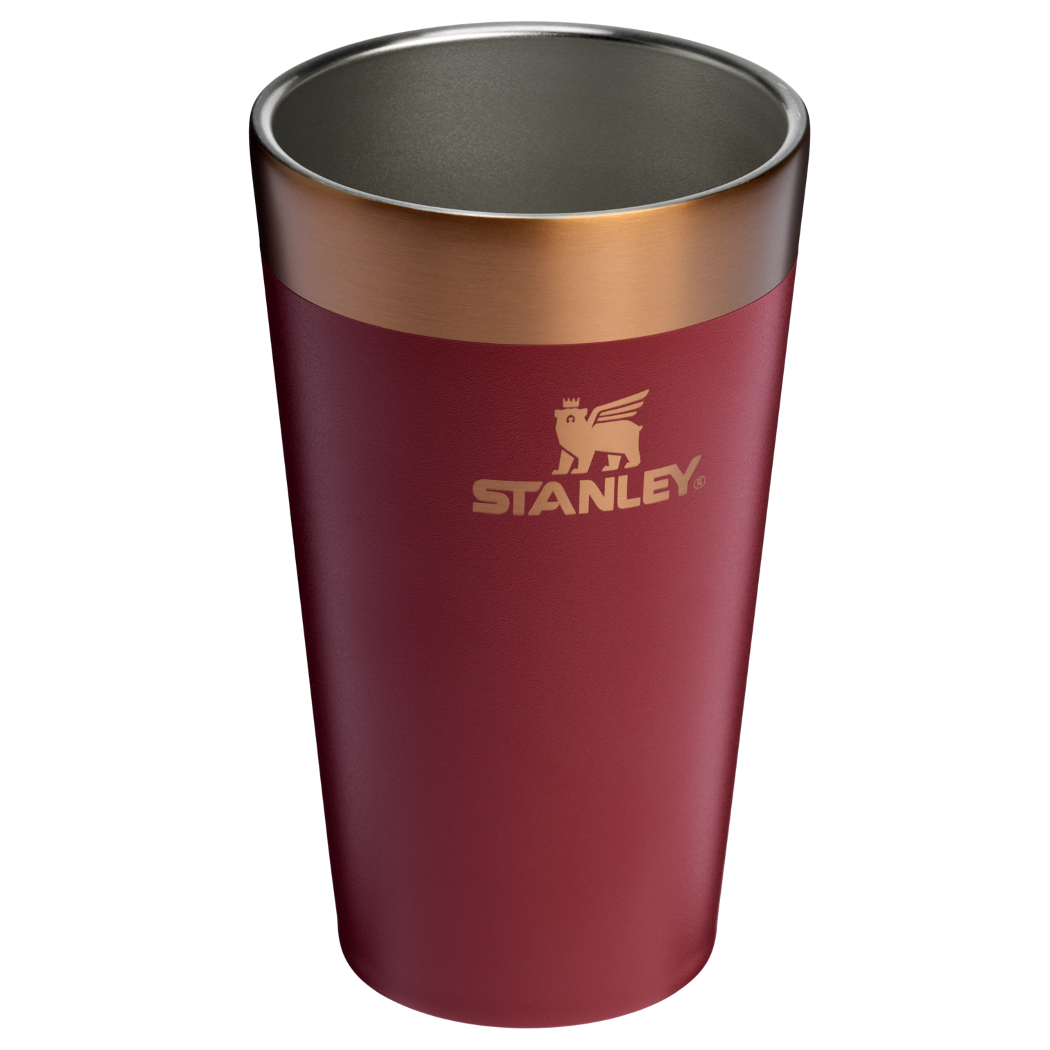 The Stanley Stay-Chill Stacking Pint 16OZ In Gilded Pomegranate Red