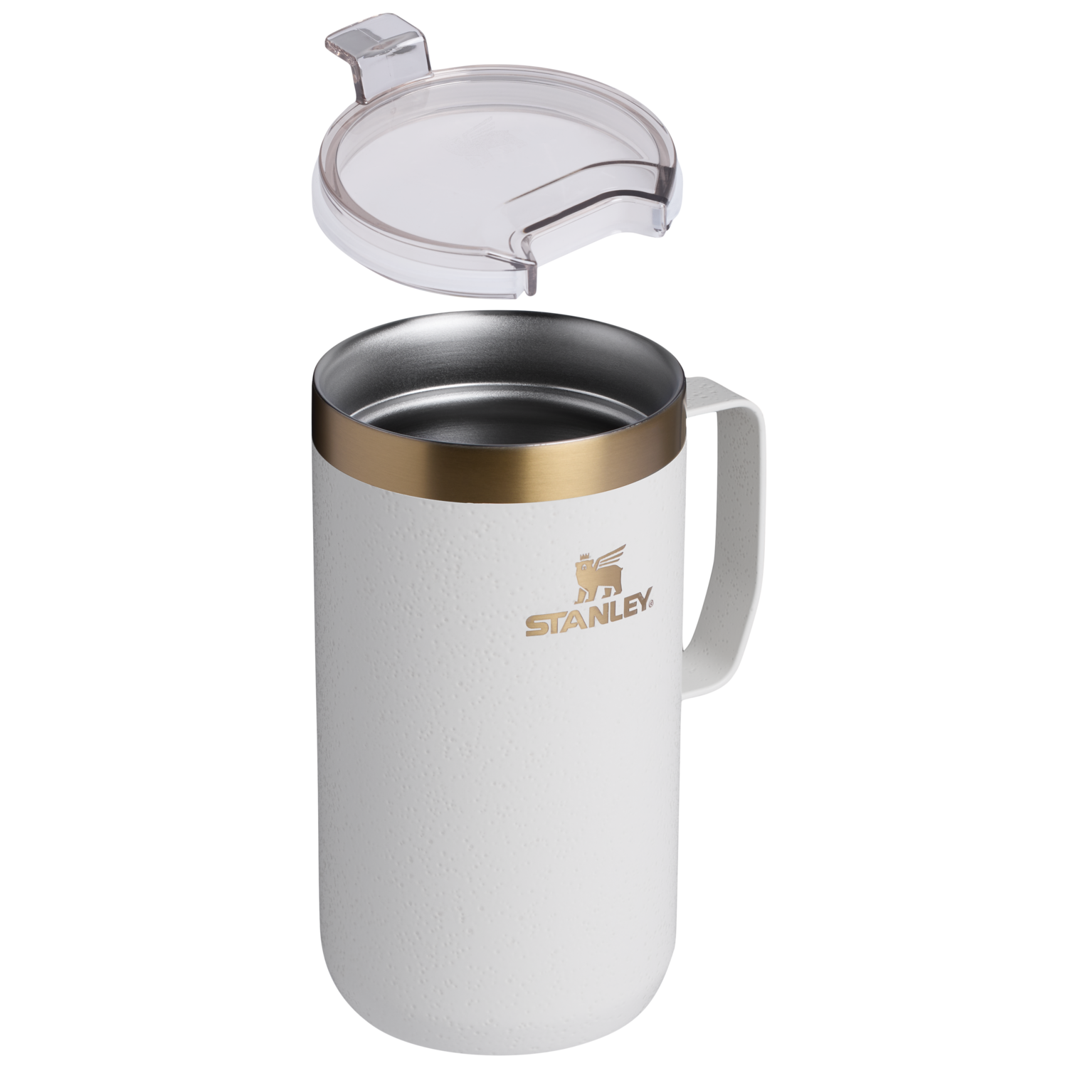 The Stay-Hot Camp Mug 24OZ In Cream Moon White